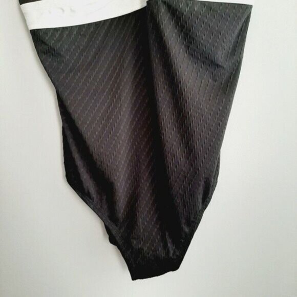 KRISTA - NWOT One Piece Swimsuit Colorblock B&W Sz 24 W D - Picture 6 of 12
